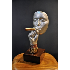 抽雪茄擺飾 y15313 立體雕塑.擺飾、人物系列
